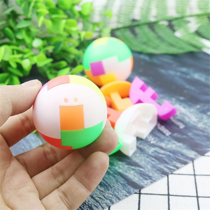Creative Intelligence Assembled Ball Children Puzzle Toys Nostalgic Classic Assembly Magic Cube Ball learning Toys for Children