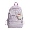Schoolbag Backpack College Style Large Capacity Middle School Student School Bag Korean Junior High School High Value Girls Backpack Travel 