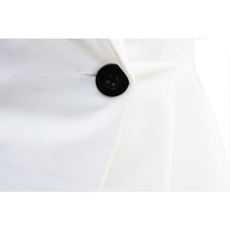 Women's Elegant Lapel Collar Blazer Dress Ruffle Trim Single Button Long Sleeve Slim Fit Bodycon Mini Dress Office Business Formal Party Wear