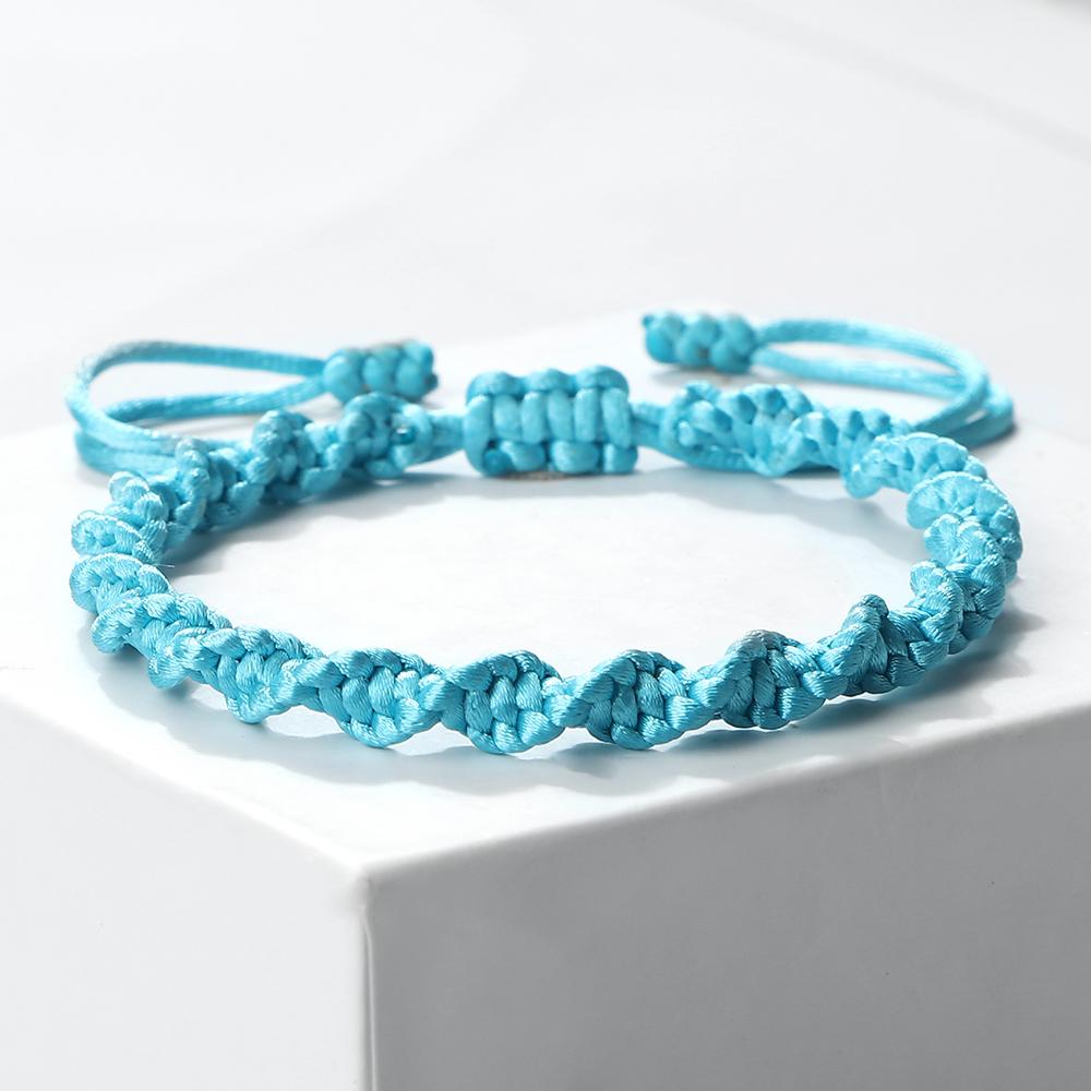 Multicolor Rope Lucky knots Bracelets Women Men Charm Woven Handmade Bangles Braided Adjustable Size Buddhism Jewelry Pulseras