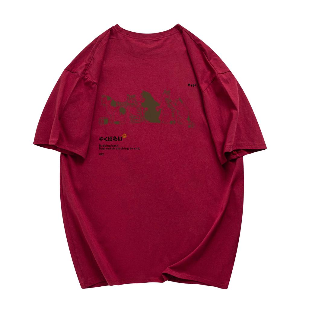 Oversize Harajuku Style Printed Shortsleeved Tshirt Female Korean Version Ins Loose Allmatch Daily Commuting Simple Tee Shirt