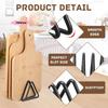 Supporto per Tagliere in Ferro Scaffale da Cucina - Organizer per Taglieri Soluzione di Stoccaggio di Facile Accesso per la Tua Cucina