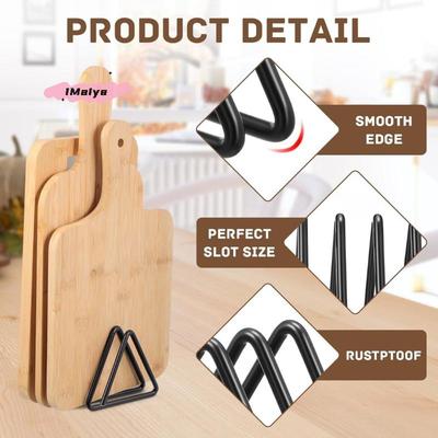 Supporto per Tagliere in Ferro Scaffale da Cucina - Organizer per Taglieri Soluzione di Stoccaggio di Facile Accesso per la Tua Cucina