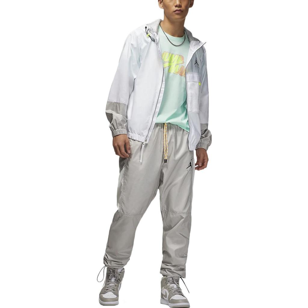 Jordan Jackets Men's White Hooded Moderate Other (Unisex) Jackets DM1868 100