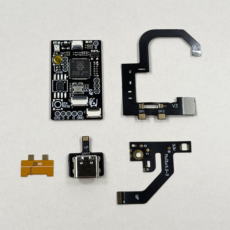1 Satz für Raspberry Pi2040 Ersatzteil Spielekonsole Kabel CPU Flexkabel Flachband Aufrüstbarer Chip für Switch /Lite/Oled