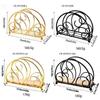Nordic Cloud-Shaped Napkin Holder 3D Wrought Iron Hollow-Out Tissue Stand for Hotel Restaurant Decor