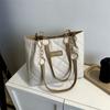 Casual Large-capacity Bag Women's Spring New Simple Commuter Shoulder Bag Fashionable Texture Tote Bag