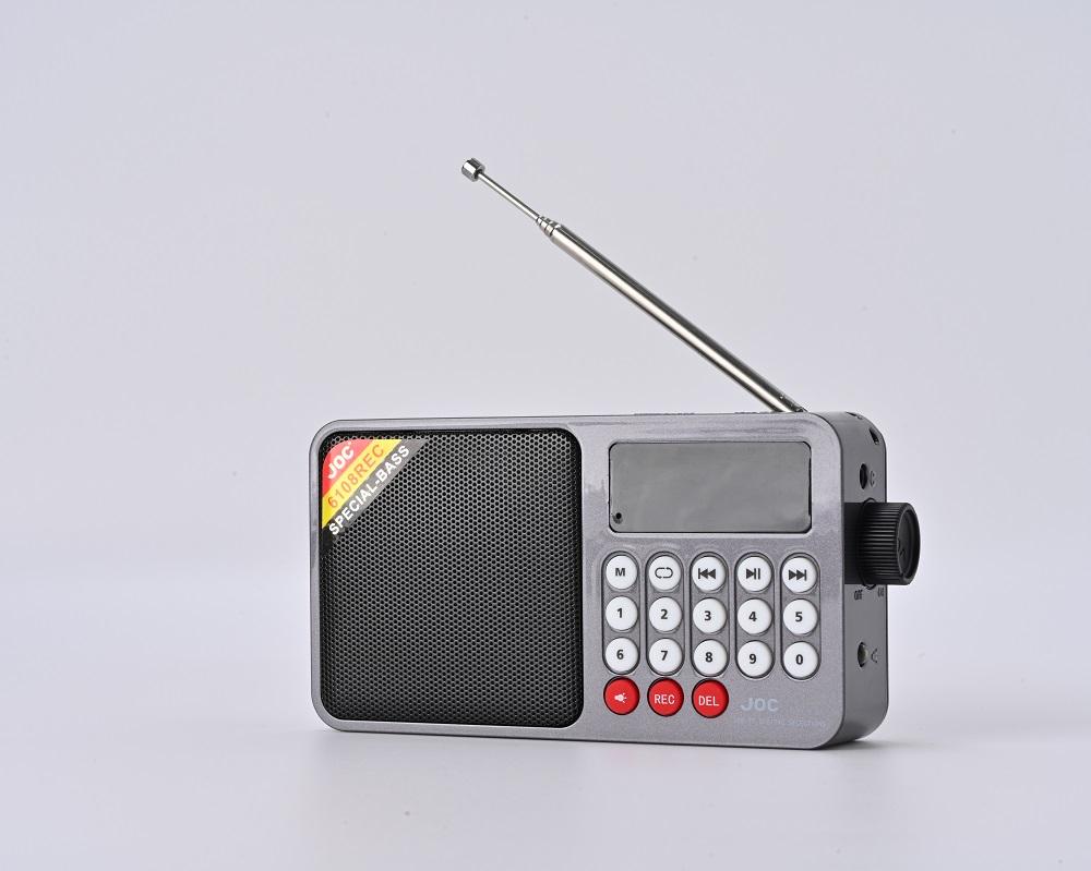 Handheld Radio Digital Solar Power Generation Radio Built-In Speaker MP3 Music Player FM Digital Radio Outdoor Survival Tools