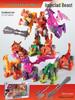 Five-in-One Mecha Alloy Dinosaur Toy: Transforming Robot Tyrannosaurus Rex Grimlock - Perfect Birthday Gift for Boys
