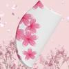 Silikon-Badekappe für Damen, Wasserdichte Badekappen für lange Haare mit Blumenmuster