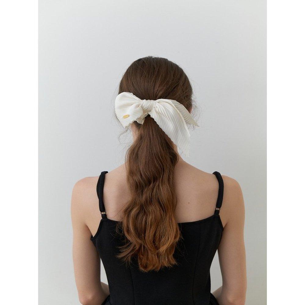 Carry Barrette Pleats Ribbon Scrunchie
