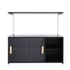 Storage Cabinet, Kitchen Storage Cabinet, Storage Cabinet with Partition, Multi-tier Storage Organizer for Kitchens, Dining Room