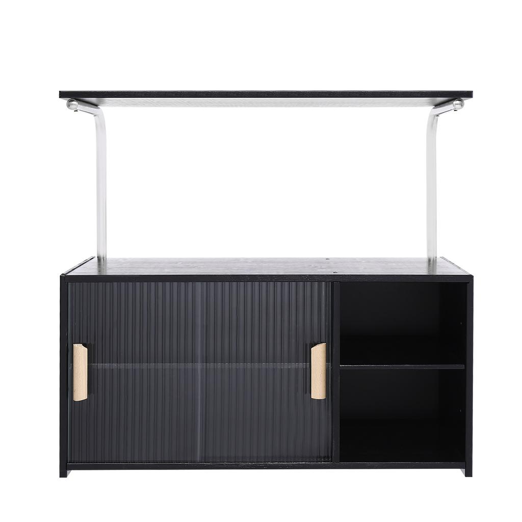 Storage Cabinet, Kitchen Storage Cabinet, Storage Cabinet with Partition, Multi-tier Storage Organizer for Kitchens, Dining Room