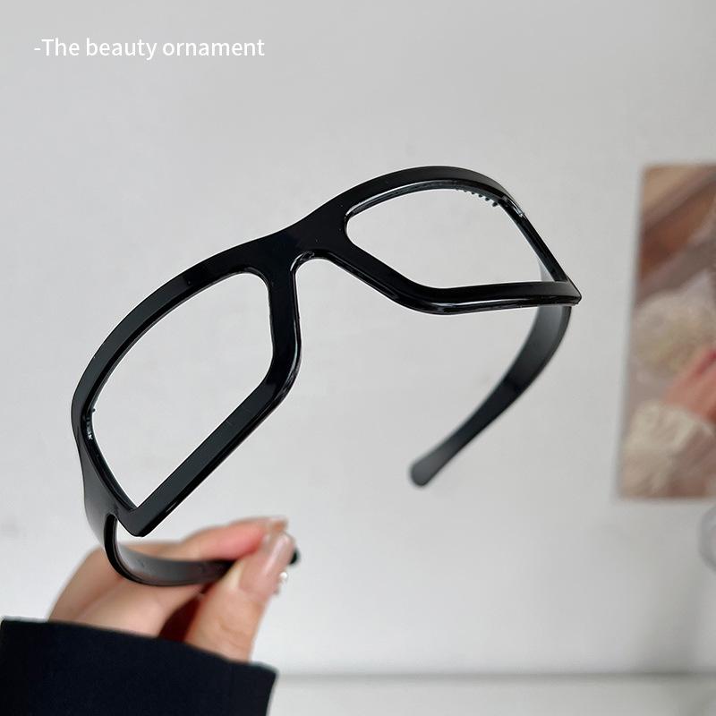Women's Summer High Crown Glasses Frame Headband with Anti-Slip Teeth - Versatile Outdoor Hair Accessory