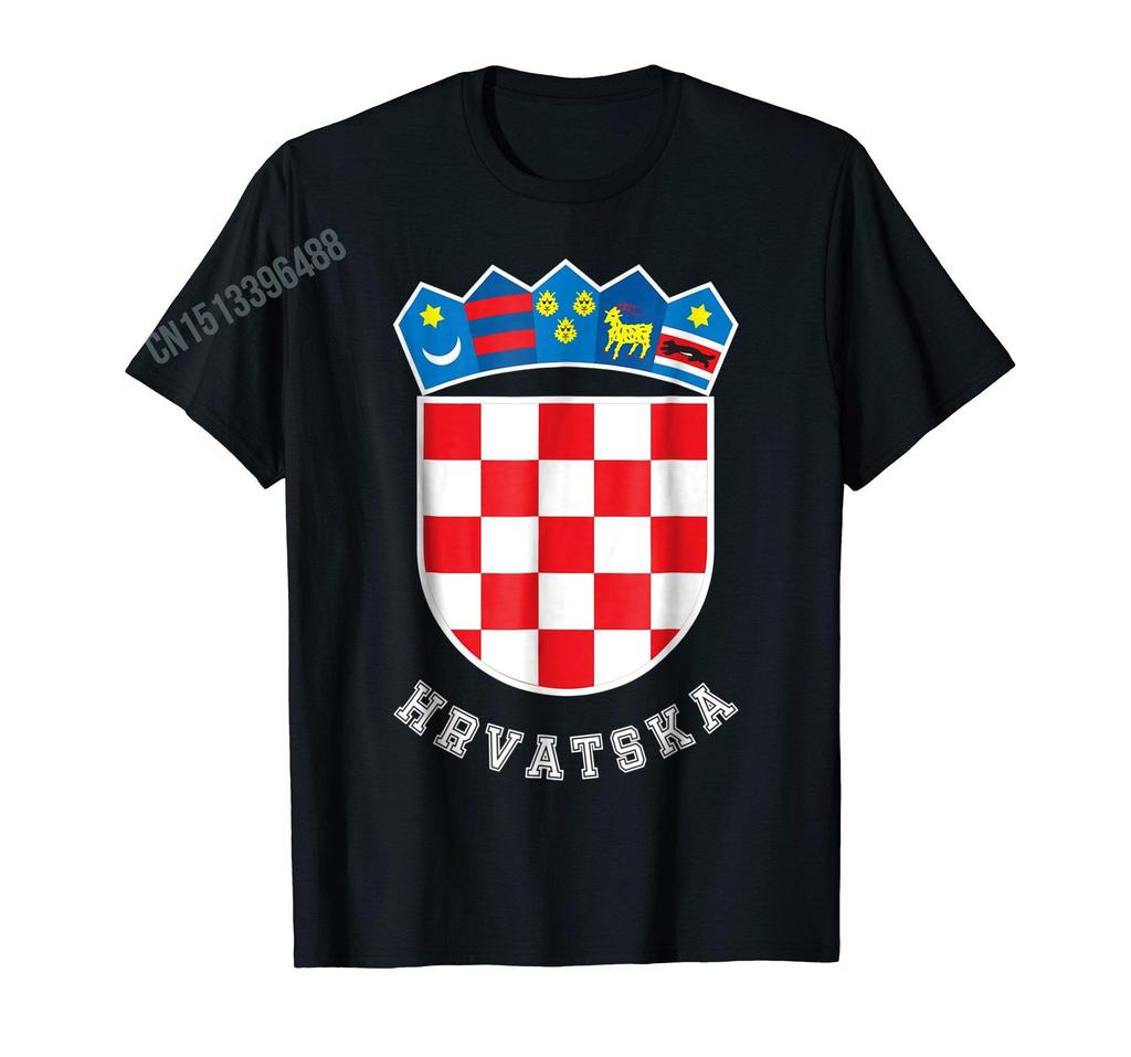 More Design Croatian Flag Hrvatska Shirt Croatia TShirt Map For Men Women T Shirt Tops Cotton Tees
