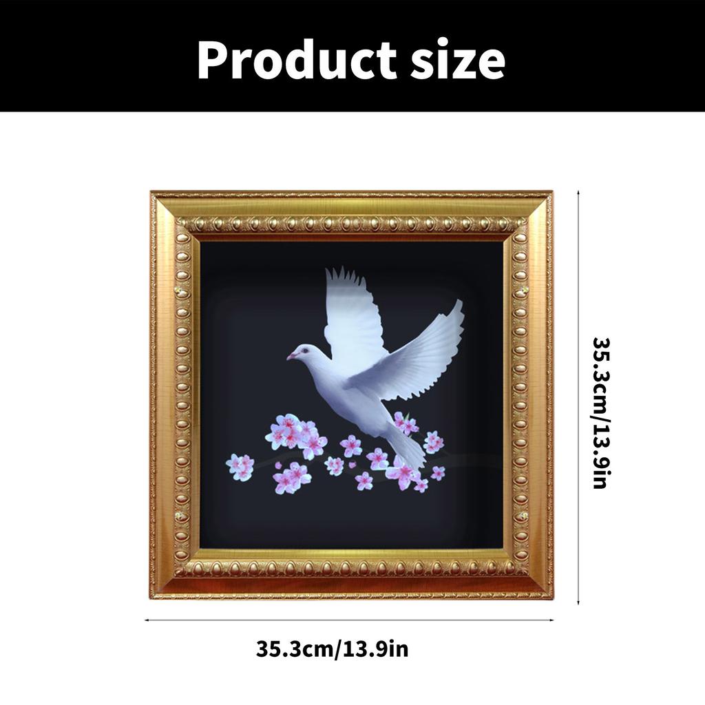Close-Up Magic Picture Frame Make Painting To Real Magic Trick Toy Stage Performer Magician Props for Family Gathering