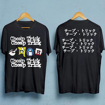 Cheap Trick oboustranné černé tričko Unisex Všechny velikosti JJ3782