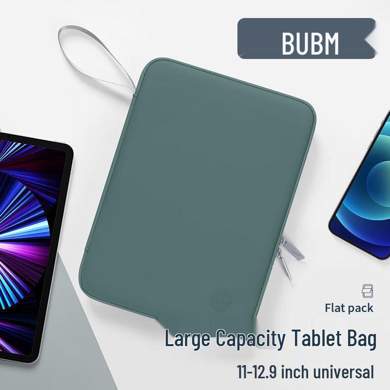 Wasserdichte Leder-Handtasche für Tablet & Laptop – Herren- & Damen-Sturzschutz, tragbare iPad-Aufbewahrung