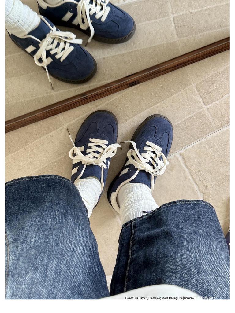 Dafa Girl Women's Retro Cortez Dad Shoes - 2025 Autumn/Winter Thick-Soled Breathable Sports Casual Sneakers