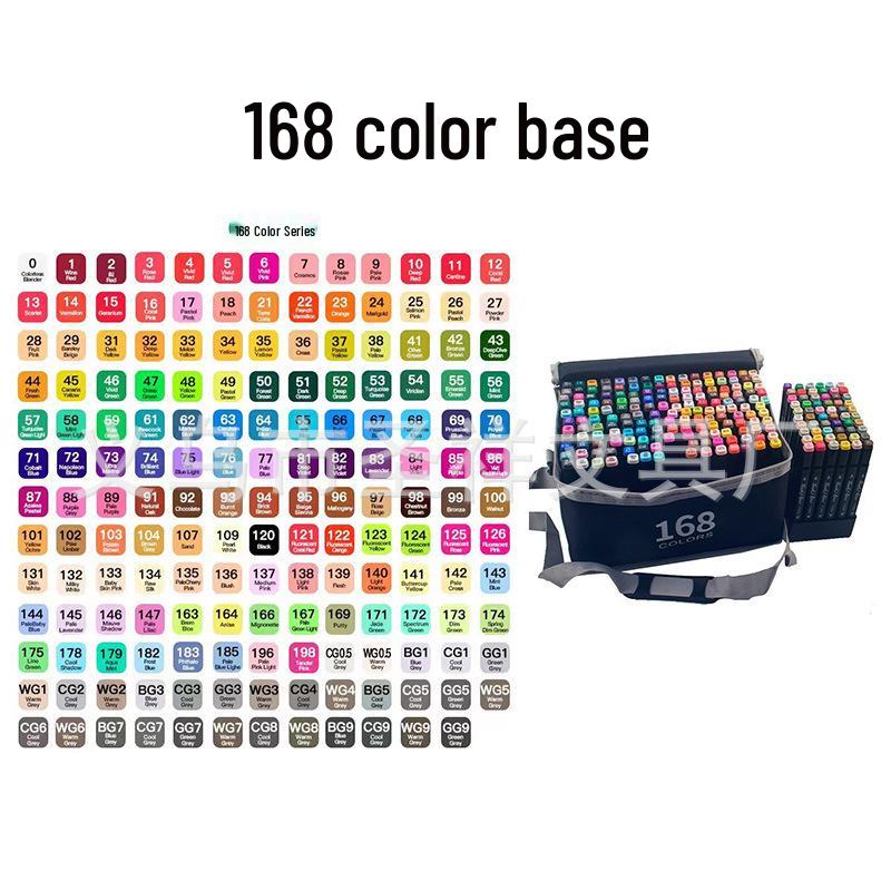 Double-Tip Quick-Drying Watercolor Markers, 48 Colors, Large Capacity for Students