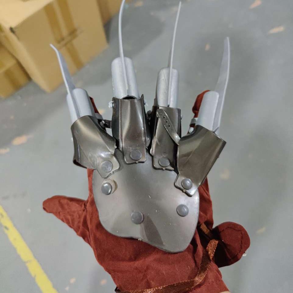 Halloween Horror Jason Freddy Mask & Gloves Set
