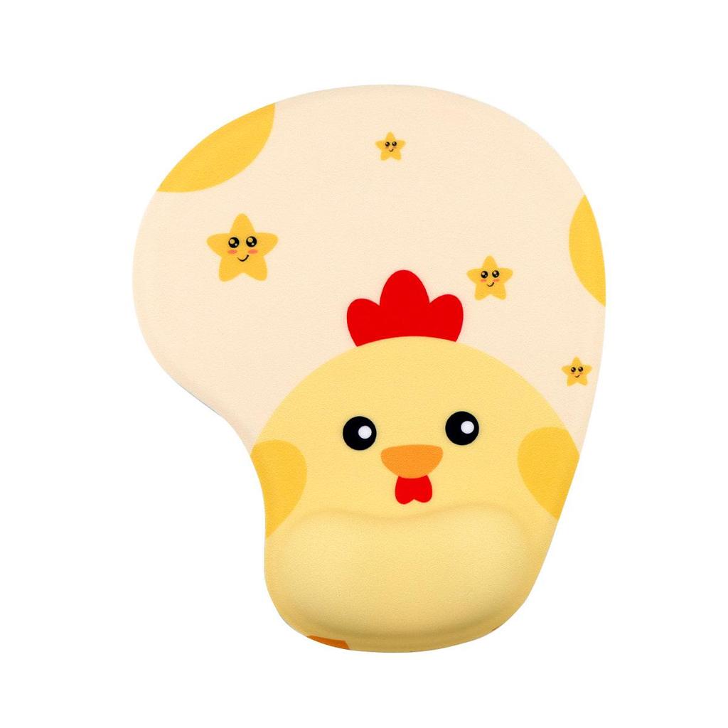 Creative Cartoon Silicone Wrist Rest Mouse Pad & Keyboard Hand Rest - Cute Desk Mat