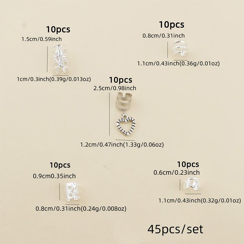 1Set Starfish Conch Pendant Artificial Pearl Summer Y2K Dreadlock Hair Jewelry Accessories For Braids For Girls Music Festival