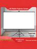 Floor-Standing Portable Projector Screen with Wall-Mount Option - Available In 72, 84, 100, and 120 Inches