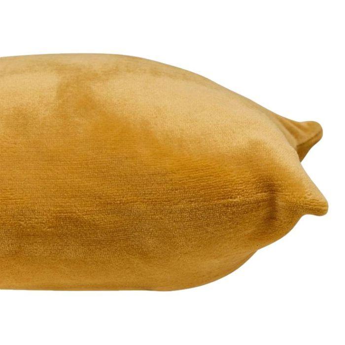 Coussin déhoussable en Flanelle 38 x 38 cm "Ollis" - Ollis Ocre -