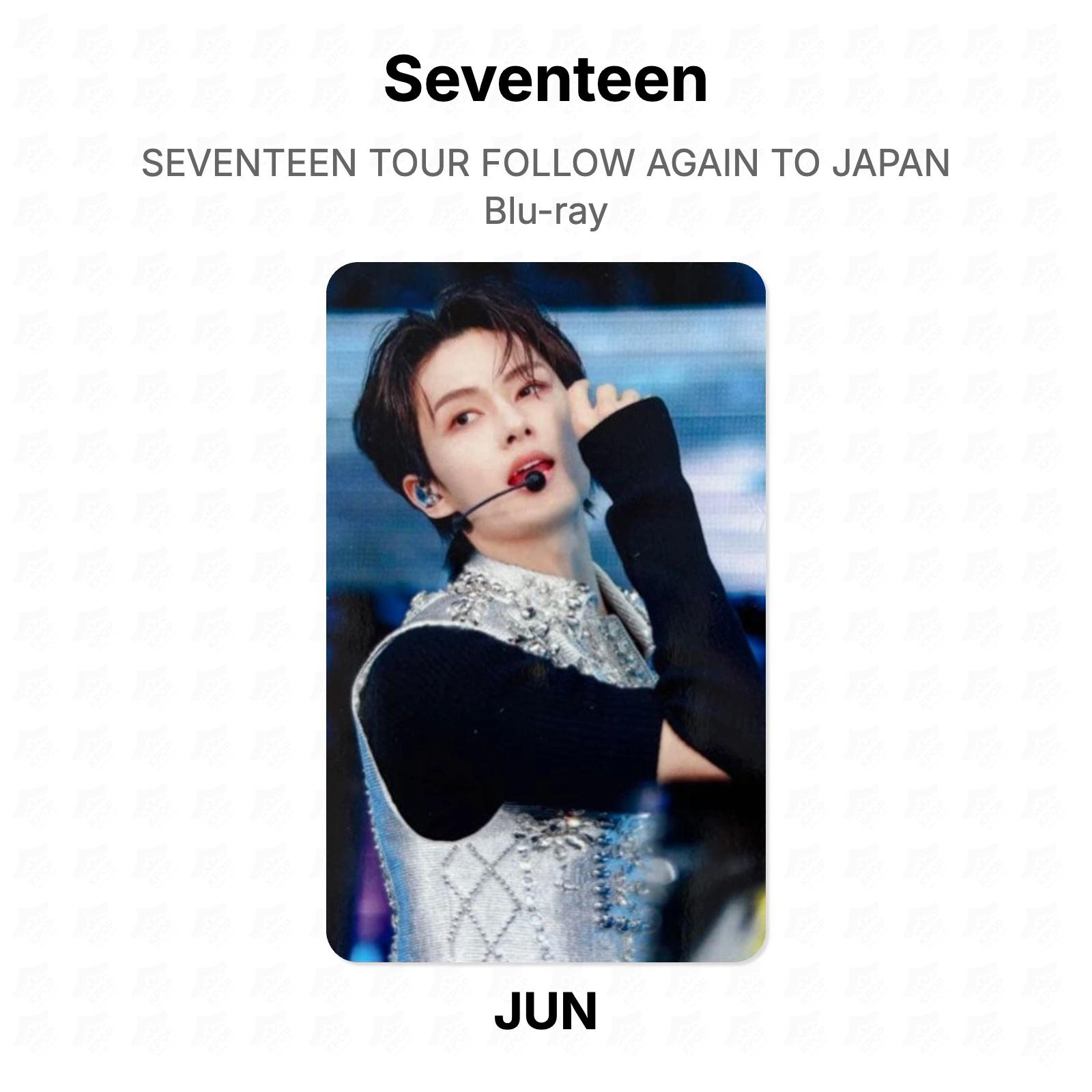 Seventeen TOUR FOLLOW AGAIN TO JAPAN Blu-ray Official Photocard JUN
