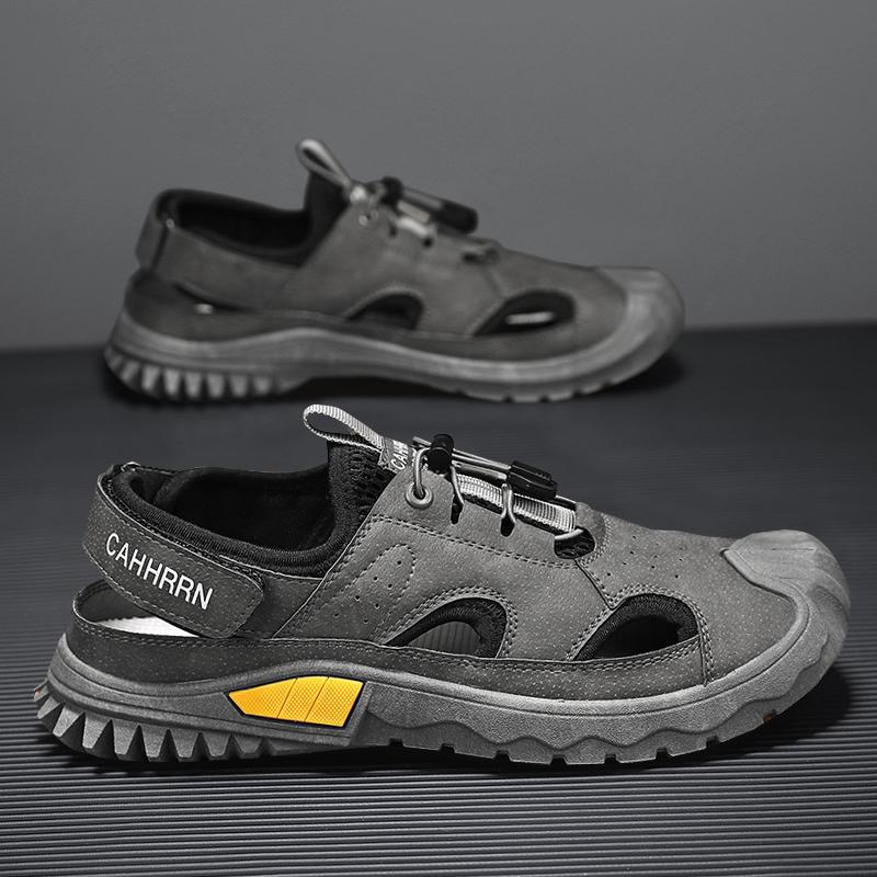 

2025 summer creek shoes men s wading quick-drying large mesh shoes men s hollow breathable mesh shoes outdoor sports shoes 39 чёрный