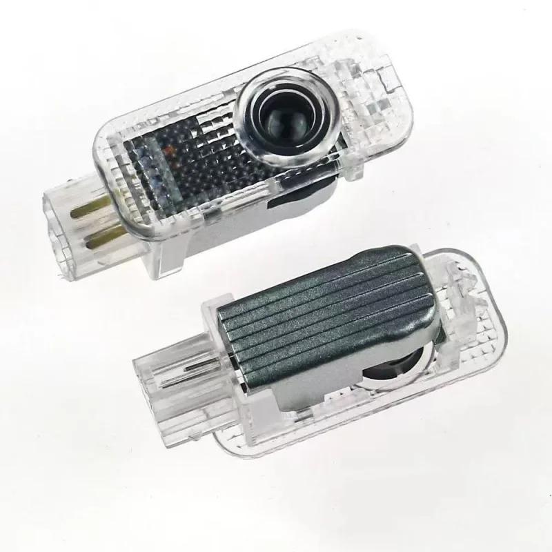 For Audi 8L Car Door Welcome Lights for Audi A1 A3 8P 8V A4 A5 A6 A7 A8 Q3 Q5 Q7 Q8 Sline TT Logo Projector Ghost Shadow Lamp Accessories