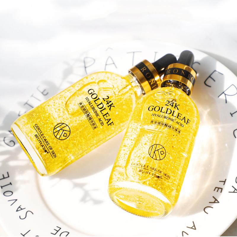 24K Gold Hyaluronic Acid Serum Oil Control Smoothing Rejuvenating Brightening Facial Serum