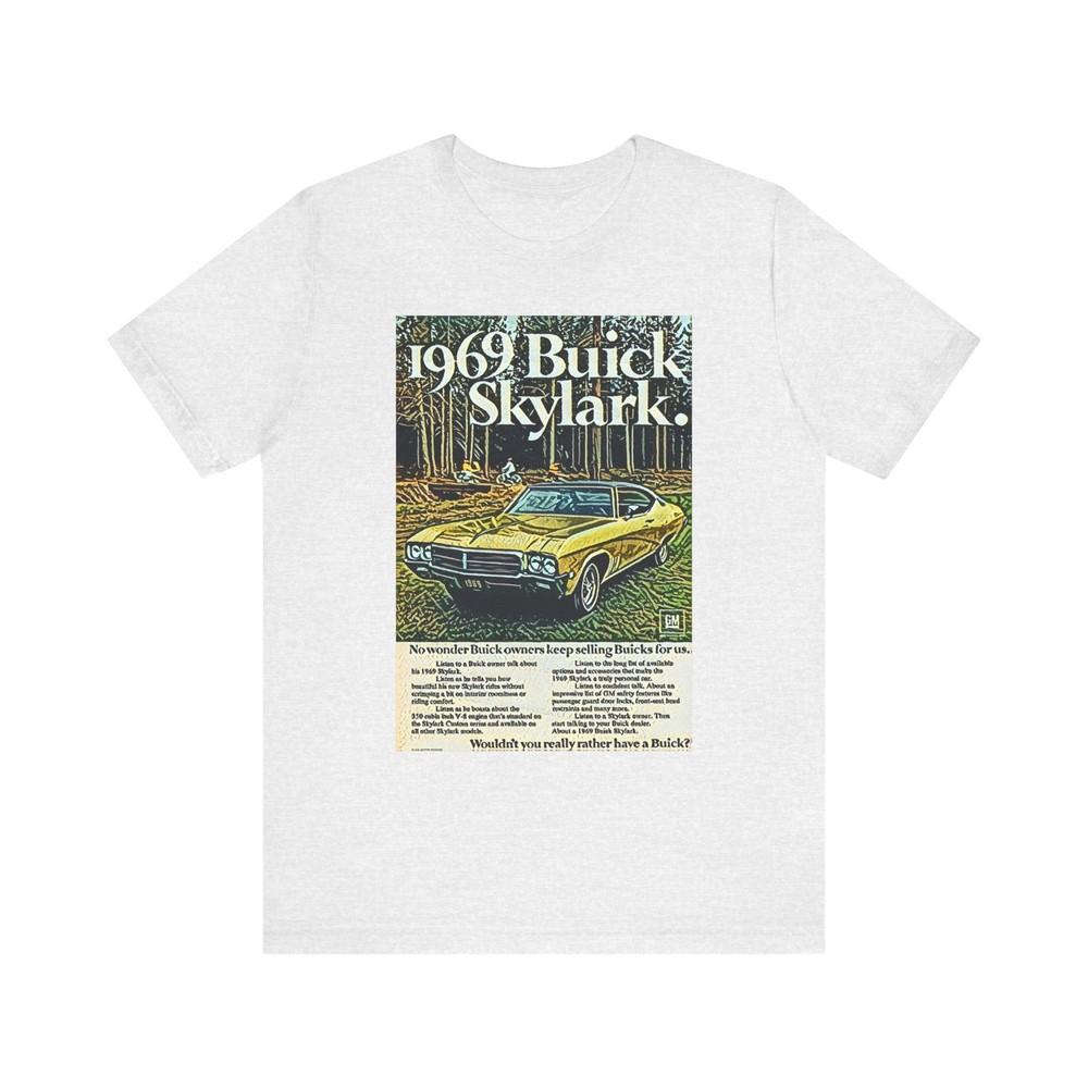 

1969 Buick Skylark Graphic Print Retro Art Unisex Jersey Short Sleeve Tee Shirt XL