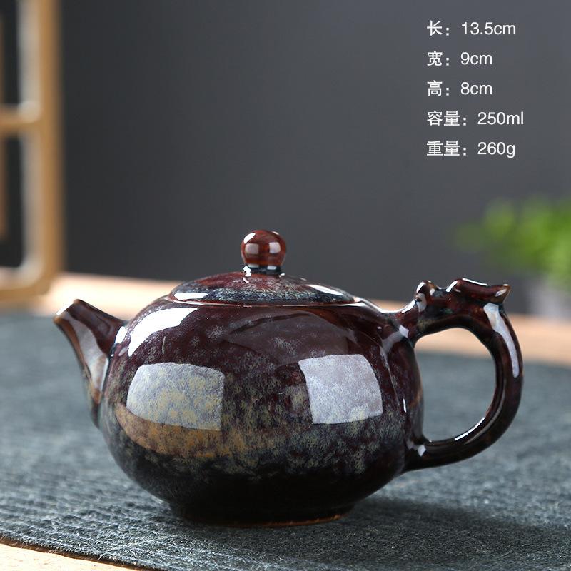 

Керамические чайники, чайный сервиз в стиле ретро в японском стиле, 250 мл, фарфоровый чайник для кунг-фу, ручная работа, одинарные подогреваемые чайники, чайная утварь, подарок, 2025 г., новый