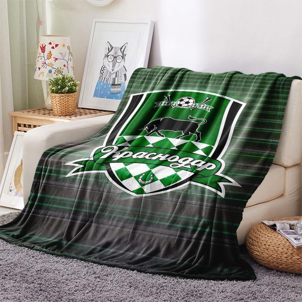 1PC FC Krasnodar Fight Blanket, High quality Comfortable for All Seasons, Home Decor, Warmth and Comfort