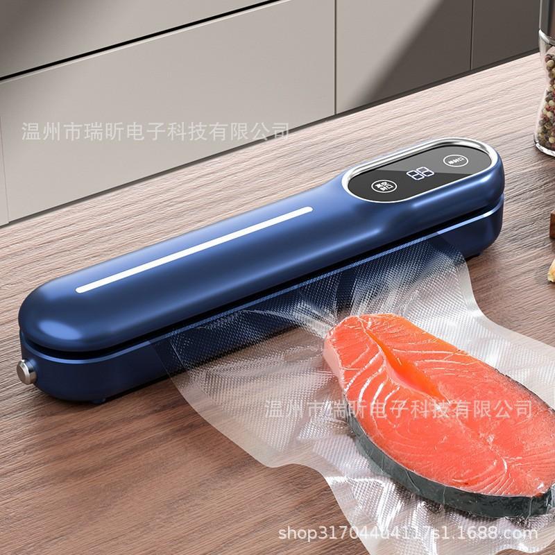 Household Mini Automatic Continuous Vacuum Sealer All‑in‑one Kitchen Food Sealing Machine