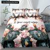 Cactus King Queen Duvet Cover Succulents Bedding Set for Kids Teens Adults Green Botanical Flowers 2/3pcs Polyester Quilt Cover