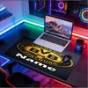 Custom Name Personalized Borussia Dortmund Pattern Mousepad, Laptop PC Desk Mat, Decorative Desk Mat for Home Keyboard Pad Gift