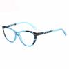 Ultra-Light Reading Glasses Stylish Cat-Eye Frames for Presbyopia Glasses Large-Frame Comfortable Blue Light Blocking Glasses