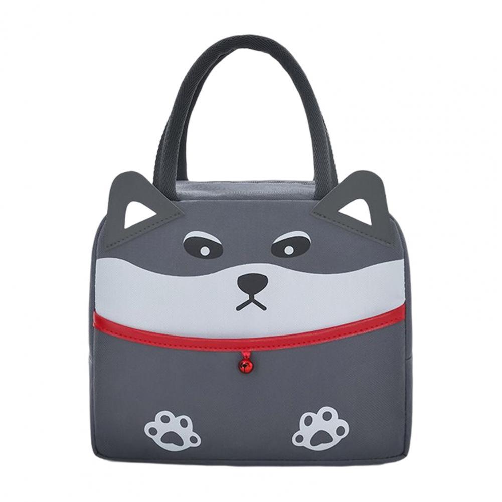 Lunch Pouch Long Lasting Lunch Container Oxford Cloth Hygienic  Durable Comfortable Touch Cartoon Lunch Container Bag