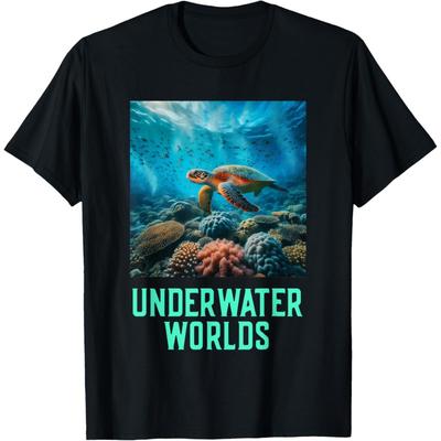 Underwater Worlds Passionate Photographer Saying T-Shirt