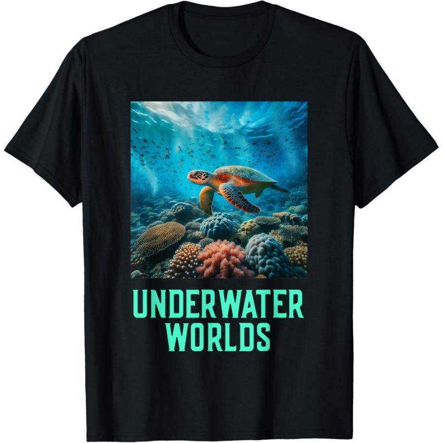 Underwater Worlds Passionate Photographer Saying T-Shirt XXXXXL чёрный