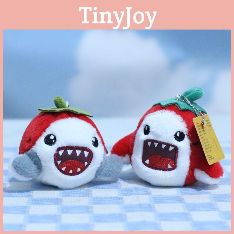 Adorable Plush Shark Keychain Soft Toy Ocean Animal Doll Cute Bag Charm 12cm