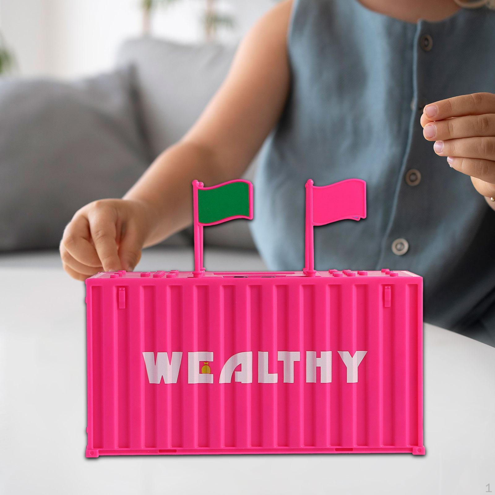 

Копилка-копилка, креативная, прочная, образовательная, для экономии денег, цифровая подсчетная банка для денег Rose Red Dollar