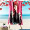 Chainsaw Man Print Beach Towel, Large Soft Quick Dry Towel for Beach Camping Swimming