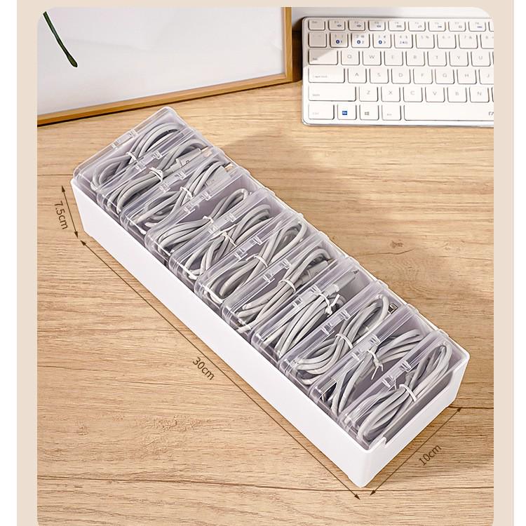 Transparent Nano Bead Storage Box for Ornaments, Nail Art, and Jewelry
