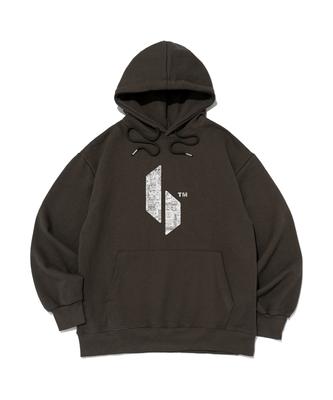 [Fleece Lined] Architecture Logo Hoodie (Khaki)