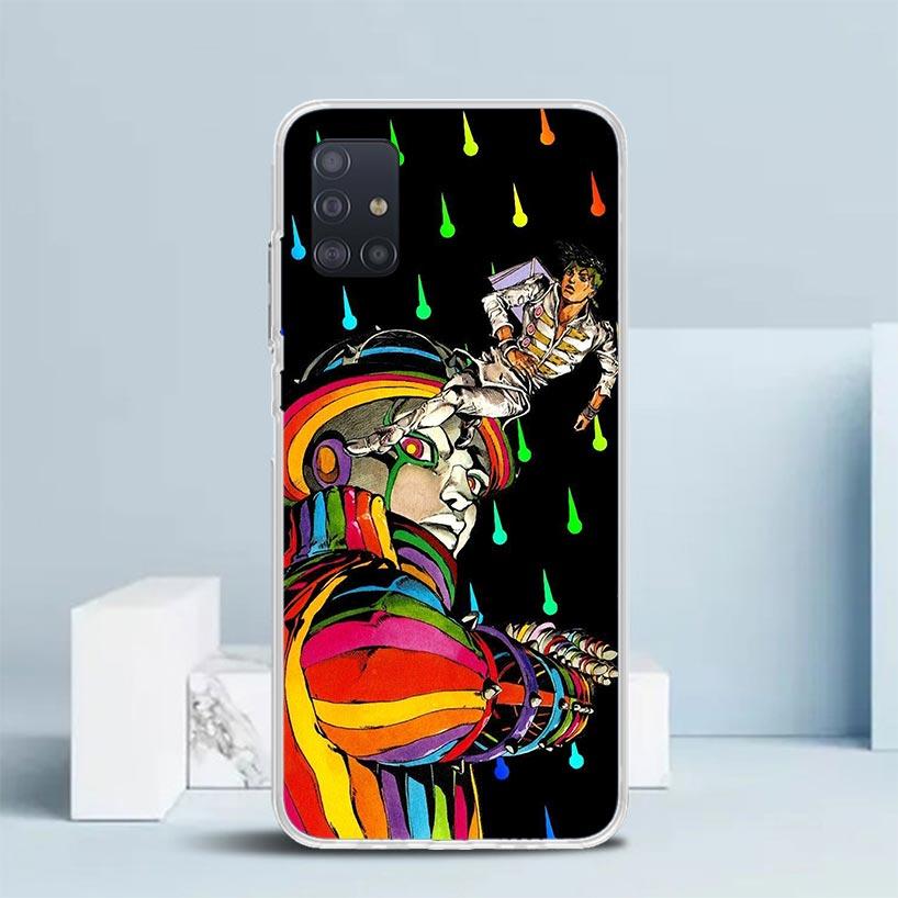 JoJo Adventure Rohan Kishibe Soft Cover for Samsung Galaxy A12 A22 A32 A52 A72 A02S Phone Case Note 20 Ultra 10 S10 Plus A51 A71