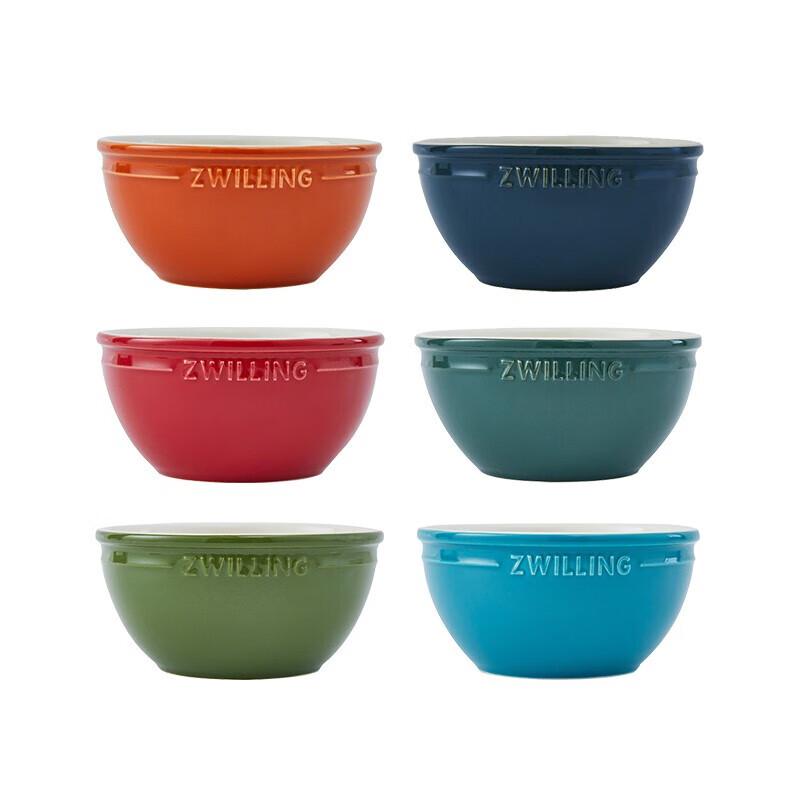 ZWILLING Rainbow Ceramic Bowl 6-Piece Set